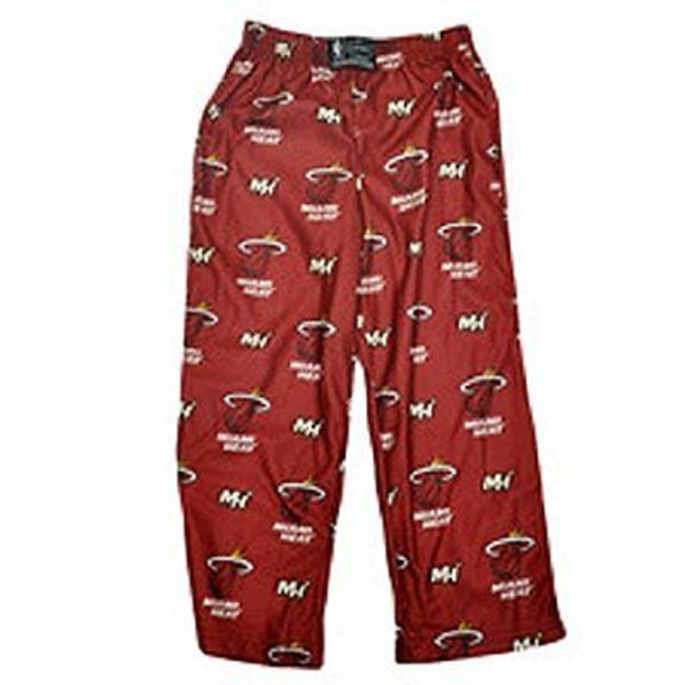 UNK MIAMI HEAT BOY'S FLAME RESISTANT PAJAMAS NEW